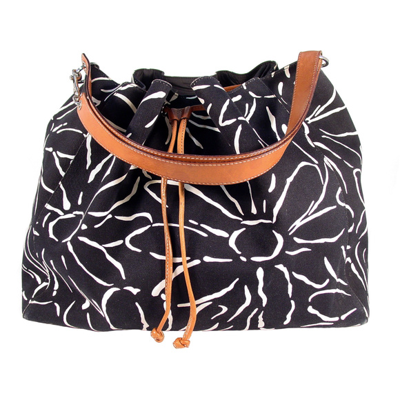 kate spade Handbags - KATE SPADE Floral Canvas Drawstring Shoulder Bag